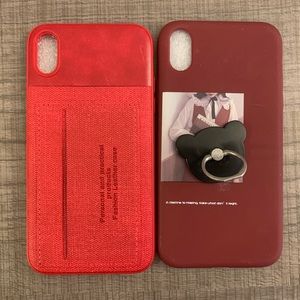 Iphone XR Case with screen protector and tool knit